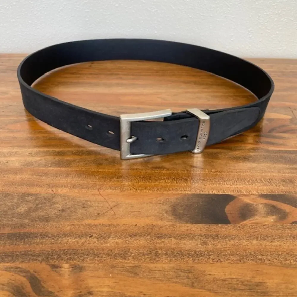 Arizona Black Leather Belt - Size 38